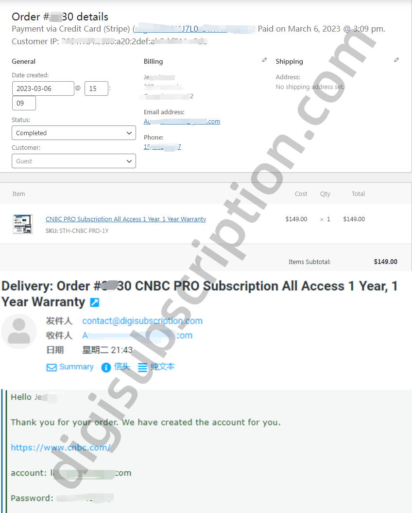 CNBC PRO Subscription All Access 1 Year, 1 Year Warranty - DIGISUBSCRIPTION